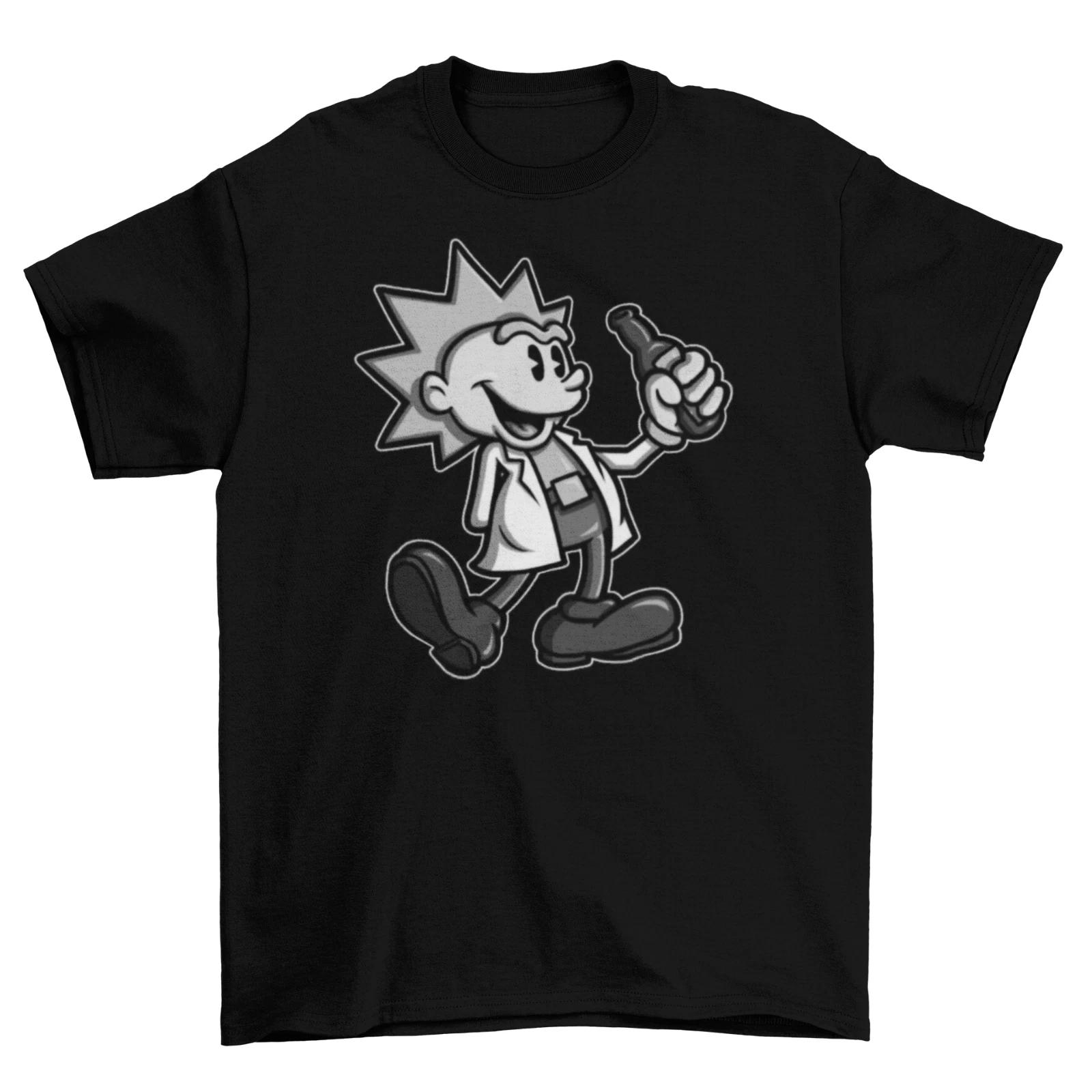 Classic Retro T-Shirt Unisex Funny TV Mickey Mouse New XXL