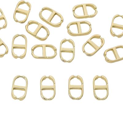 Copper Double Letter D Charm For DIY Jewelry Making Craft Accessories