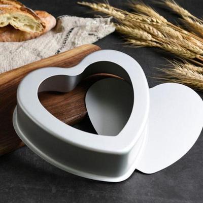 Heart-shaped Removable Bottom Chiffon Cake Pan