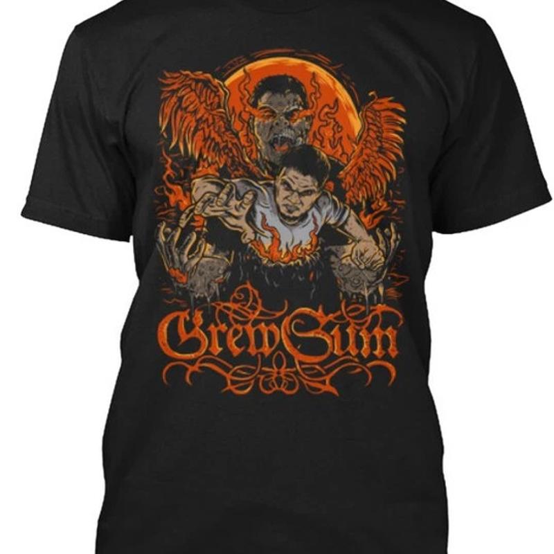 Grewsum The Phoenix Rises T Shirt Size Premium M 2XL S разноцветный