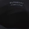 Burberry Classic Print Logo Leather Wallet Unisex And Couple Style Black