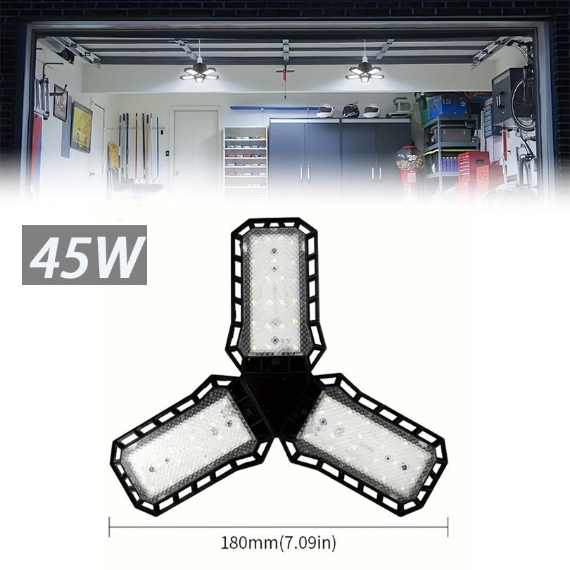 

Деформируемый светодиодный гаражный светильник с регулируемой панелью, светодиодная лампа, ночник для мастерской, склада, магазина, потолочное освещение E26/E27 Cold White 6000K&AC110V(100-130V)