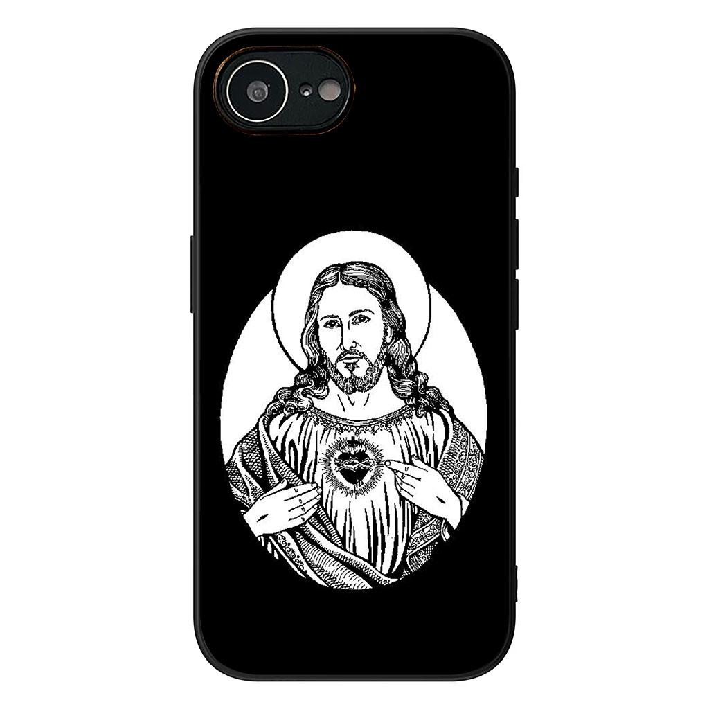 for Samsung Galaxy A25 A37 A57 A12 A14 A41 A50 A51 A70 A71 A72 A21S A04 M15 Note 20 9 8 10 Case Jesus Judah Virgen de Guadalupe