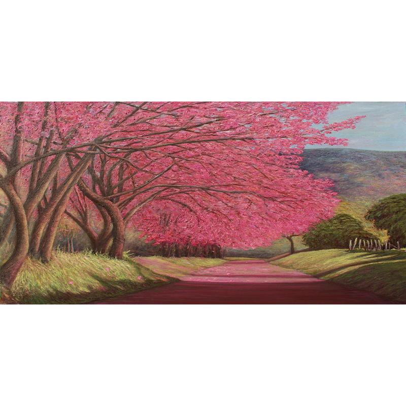 

DIY Полная Алмазная Картина Цветок Дерево Пейзаж Алмазная Вышивка Набор Масляная Картина Вышивка Крестом Гостиная Настенное Искусство Домашний Декор Full Round 20x40CM