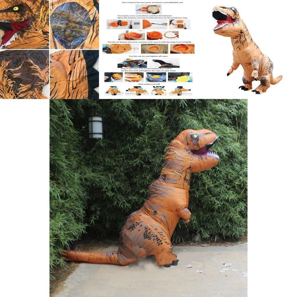 Fantastic Adult T-rex Inflatable Dinosaur Costume For Memorable Fancy Dress Parties