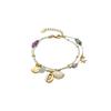 Bracelet - LUXENTER - Kerad - Multicolored Crystal - 18k Yellow Gold Finish - 16 Cm + 3 Cm Extension