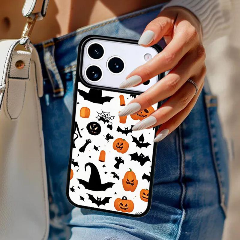 

Halloween Pumpkin Horror Phone Case For iPhone 17 Air 14 15 13 12 Max Cover For Apple 14 15 16 16e 11 Pro Max Plus iPhone 16pro