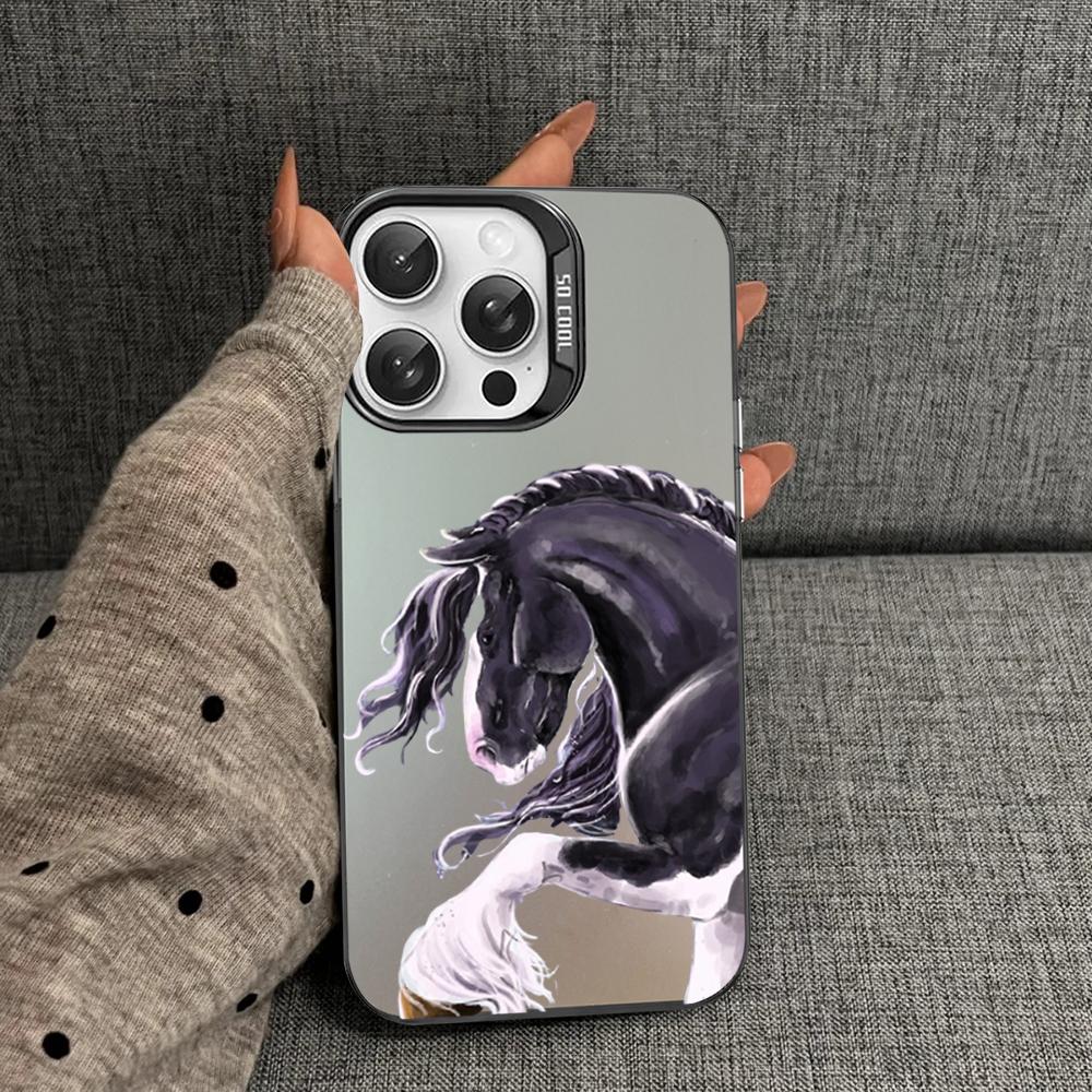 Frederik The Great beauty horse Phone Case For iPhone 16 15 14 13 12 11 Pro Max X XR XSMAX 8 7 Plus Matte Shockproof Back Cover
