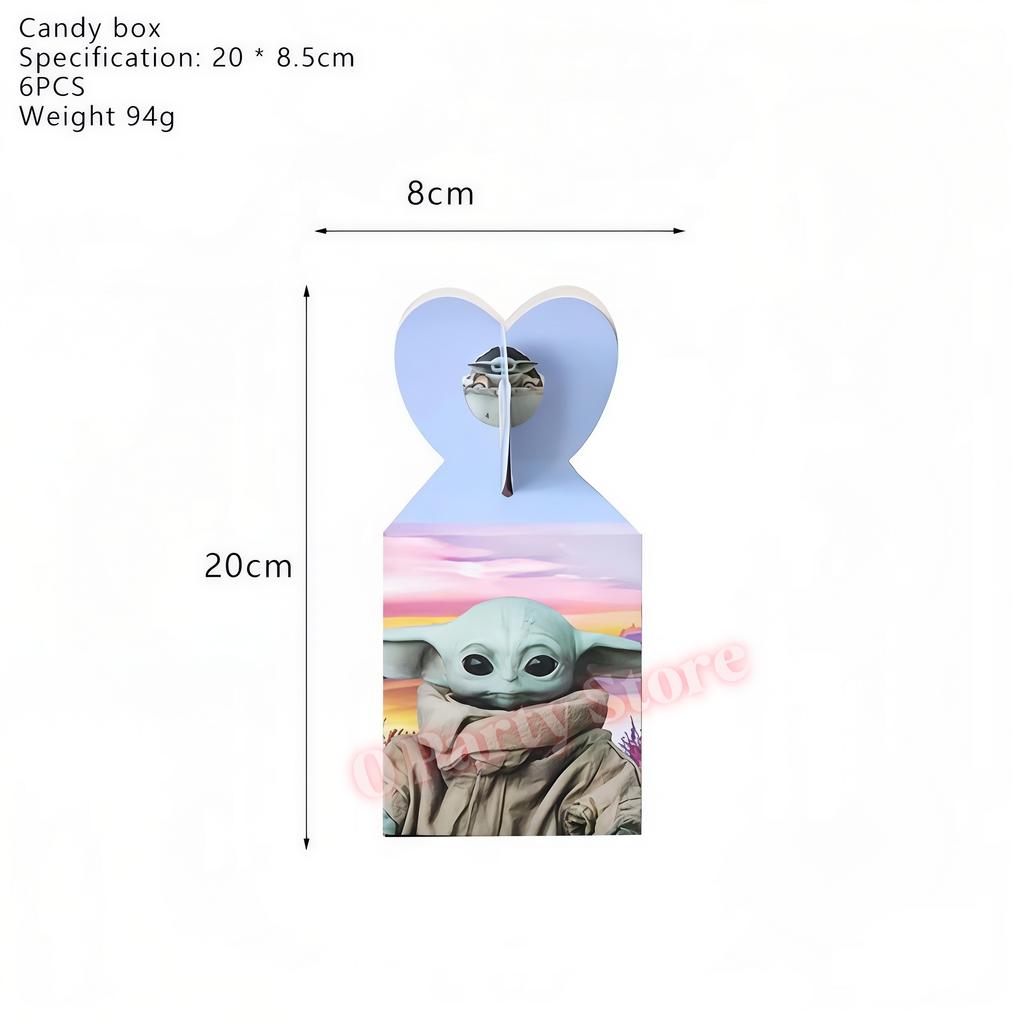 Cute Yodaes Baby Birthday Party Decorations Plate Cup Napkin Balloon Banner for Boys Party Favor Baby Shower Event Supplies Gift