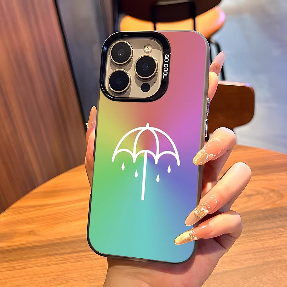Bring Me The Horizons Phone Case For IPhone17 Air 16 15 14 Plus 13 12 11 Pro 7 8 XS Max XR Silver Black Bumper Case