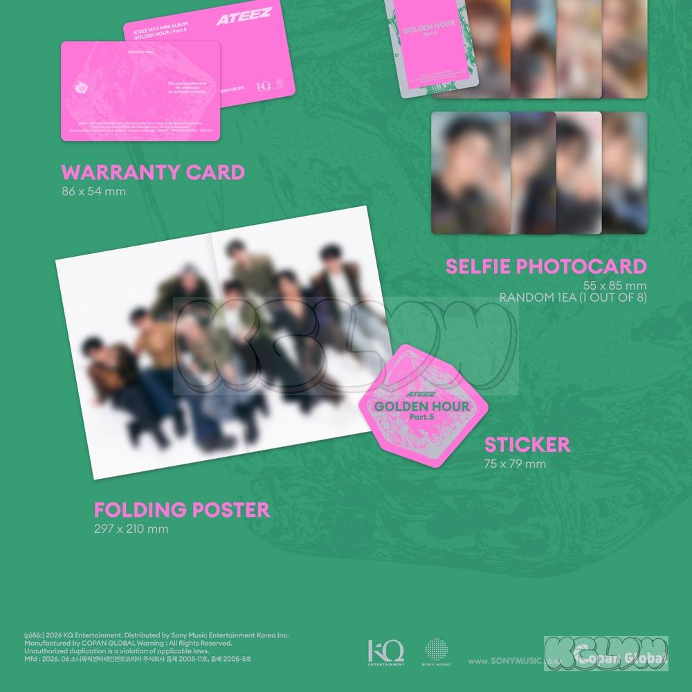 [Pre-order] ATEEZ GOLDEN HOUR : Part.5 KEY CHAIN VER.