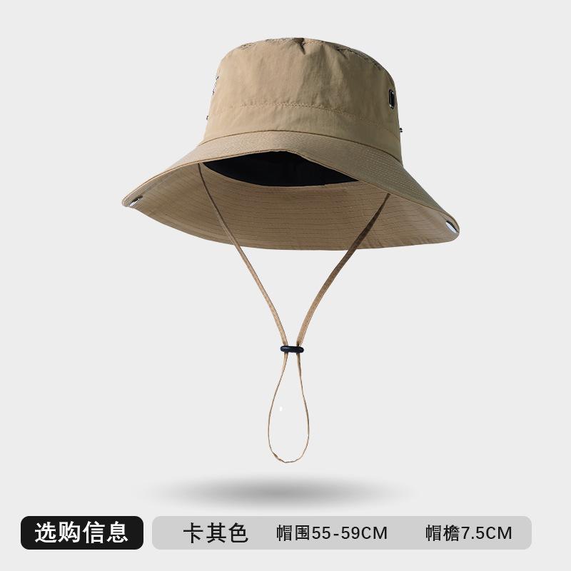 Sun Hats for Men Women Fishing Hat UPF Protection Wide Brim Bucket Hat Breathable Quick-Dry Water Rapellent Outdoor Hiking Beach Travel Summer Hats