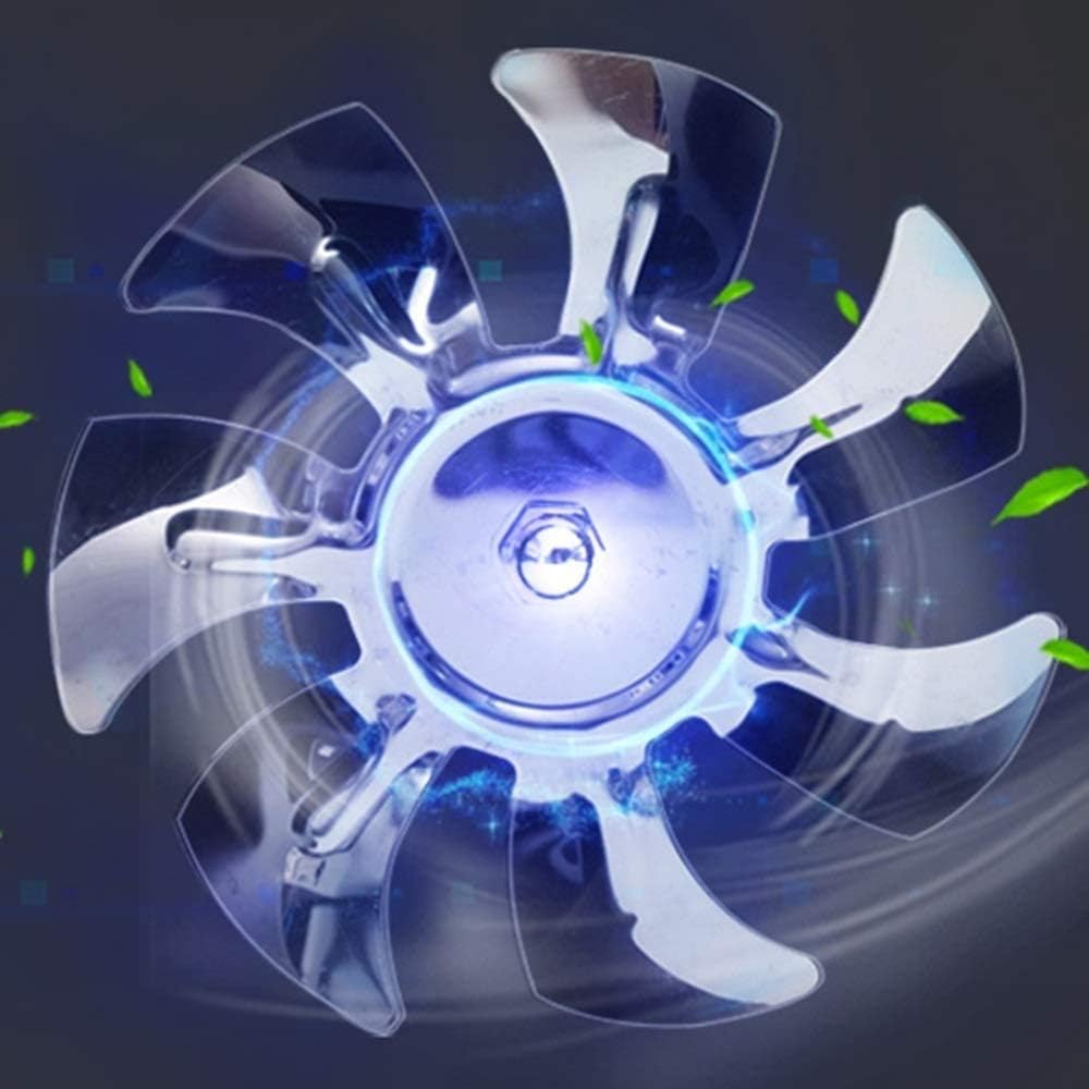 7Inch Inline Duct Fan Air Ventilator Metal Pipe Ventilation Exhaust Fan Mini Extractor Bathroom Toilet Wall Fan Duct