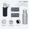 Boundless Voyage Titanium Water Bottle, Ultra-Lightweight, Wide-Mouth, Direct-Drink, for Hiking, Cycling, Sports, and Outdoor Activities, Camping, and