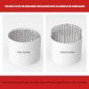 Round Roof Floor Drain Anti-blocking Large Displacement Balcony Drainage Cover Stainless Steel Rooftop Rain Pipe Cap