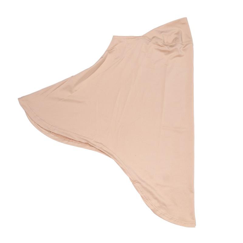 Solid Color Simple Muslim Underscarf Women Veil Hijab Comfortable Breathable Casual Ramadan Islamic Head Scarves Turbans