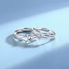 Romance Star Themed Couple Rings Representing Elegant Love Suitable For Anniversaries and Valentines Day Outfits