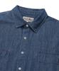 COLUMBIA UNIVERSITY Sl-Label Big Pocket Denim Shirts Midnight Denim