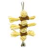Natural Wooden Grass Pet Parakeet Chewing Toy Parrot Bird Bites Swing Ball Loofah Vine Balls Cage Bird Hanging Accessories