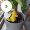 Simulation Resin Duck Statue Figurine with Hatching Design For Decorating Living Room Patios And Garden Landscape