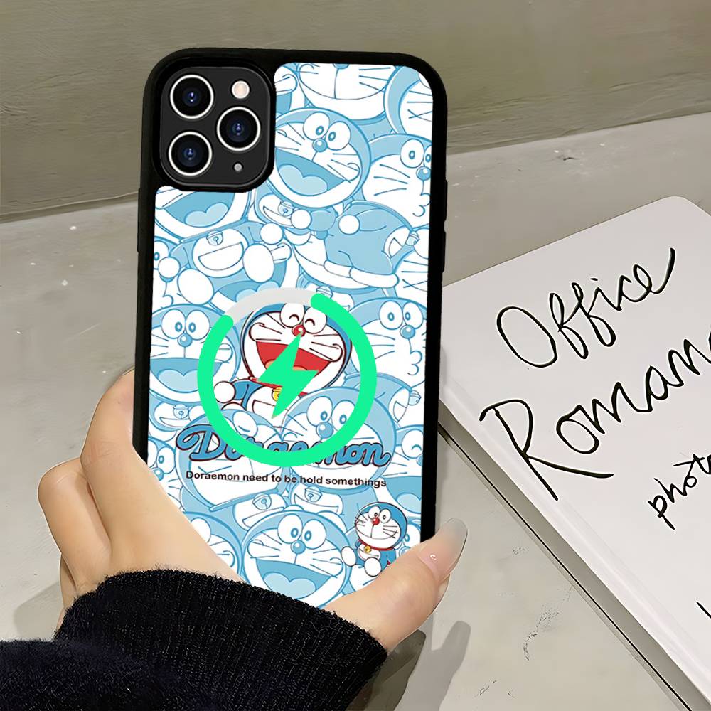 Cartoon D-Doraemons For Magsafe Magnetic Wireless Phone Case For IPhone 11 12 13 14 15 16 17 Pro Max Plus Cover