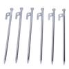 6Pcs Tent Stakes Pegs Anti Dropping Good Fixability Flat Head Design Easy To Use Outdoor Camping Tent Pegs for Hiking
