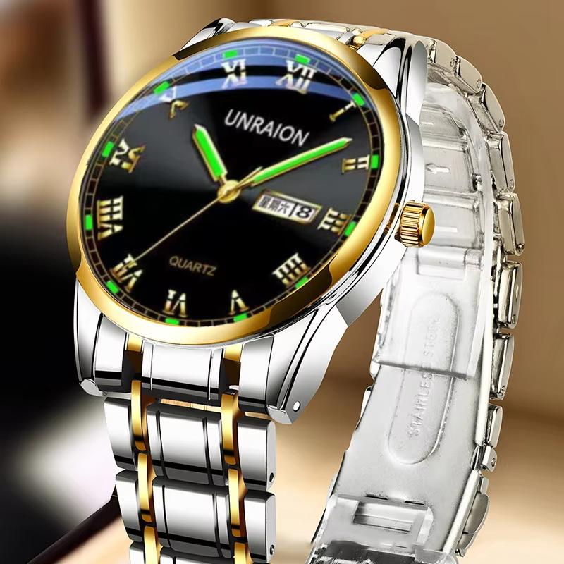 New Luminous Fully Automatic Mechanical Watch Men's Watch Dual Calendar Business Waterproof Multifunction Trendy Sports Watch