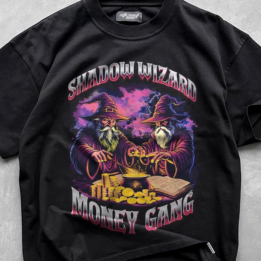 Shadow Wizard Money Gang, We love casting spells, Vintage Rap Tshirt, Meme Tshirt, Tiktok Meme, Vintage, Bootleg Rap, Rap Tshirt, Tiktok