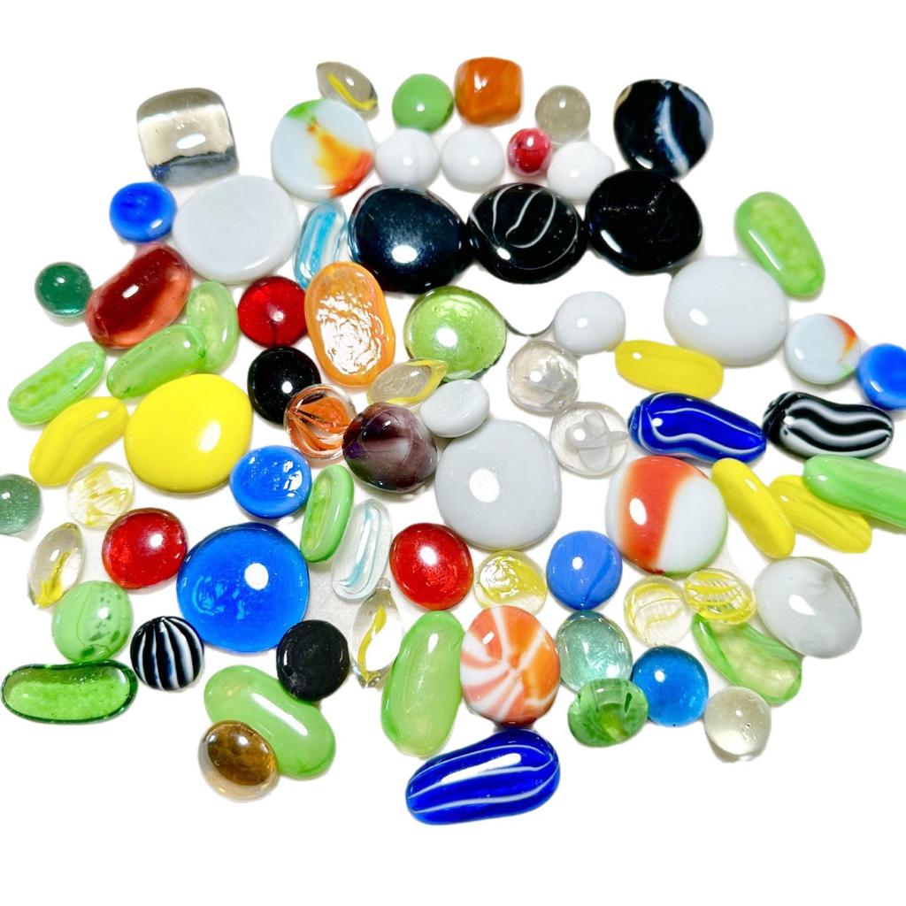 Irregular Glass Beads Stones for Fish Tank, Children's Treasure Dig, Crystal Gems Archaeology Toy