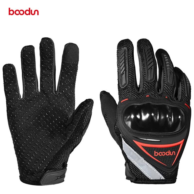 Motorcycle Riding Gloves, Four-Season Anti-Fall Racing Gloves, Summer Breathable Motorcycle Rider Anti-Slip Gloves for Men and Women