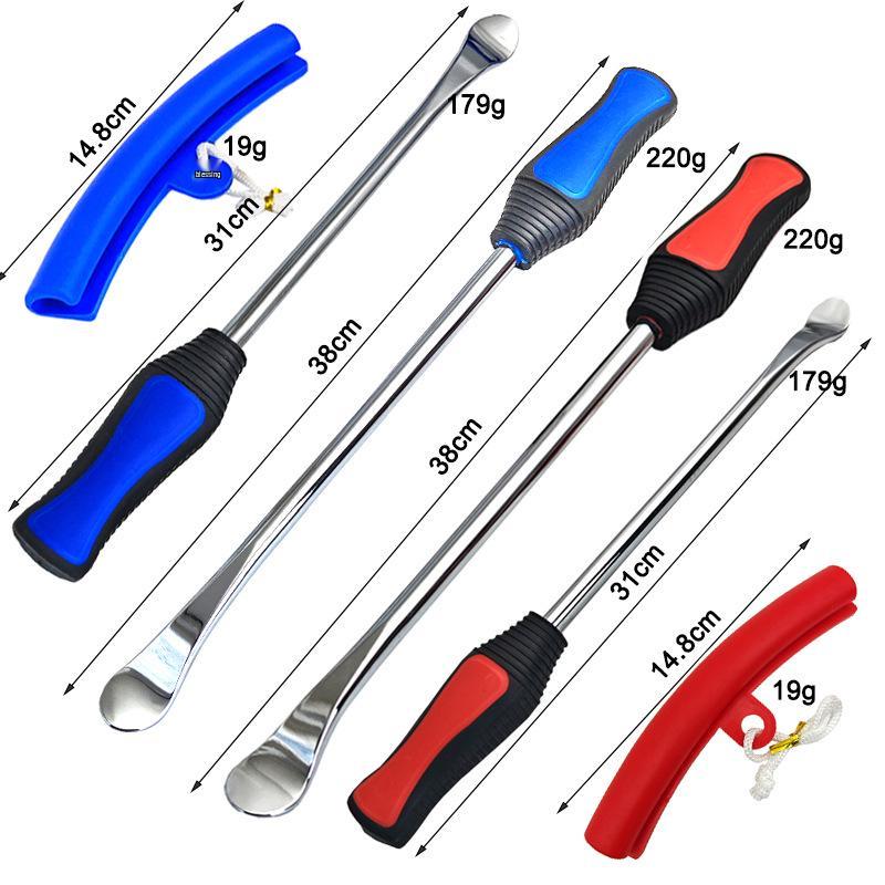 Motorcycle Tire Repair Pry Bar Set with Rim Protectors
