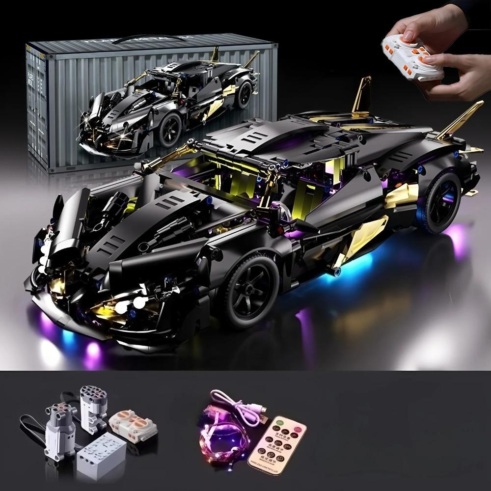 New Technology Racing Car Model Building Block Technology Adult 1:14 DIY Supercar Brick Puzzle Toys Children and Adults Gifts