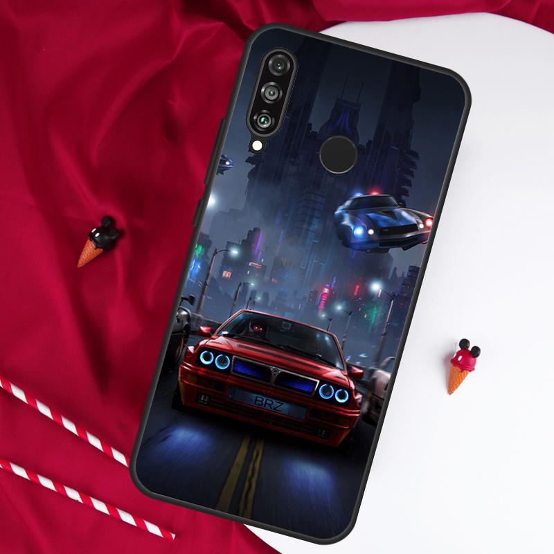 Boy Racer Car For Huawei Nova 12s 11i 12i 10 9 SE 5T Y91 Y90 Y60 Y70 Y72 Y61 P20 P40 P30 Lite P60 Pro Case
