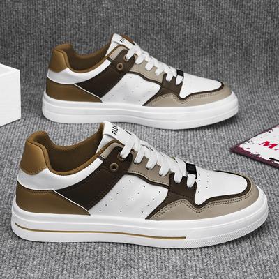 Fashion Spring Summer White Genuine Mesh Men's Shoes Men's Casual Shoes Fashion Sneakers Wild Mens Flat Shoes Non-slip Board Shoe