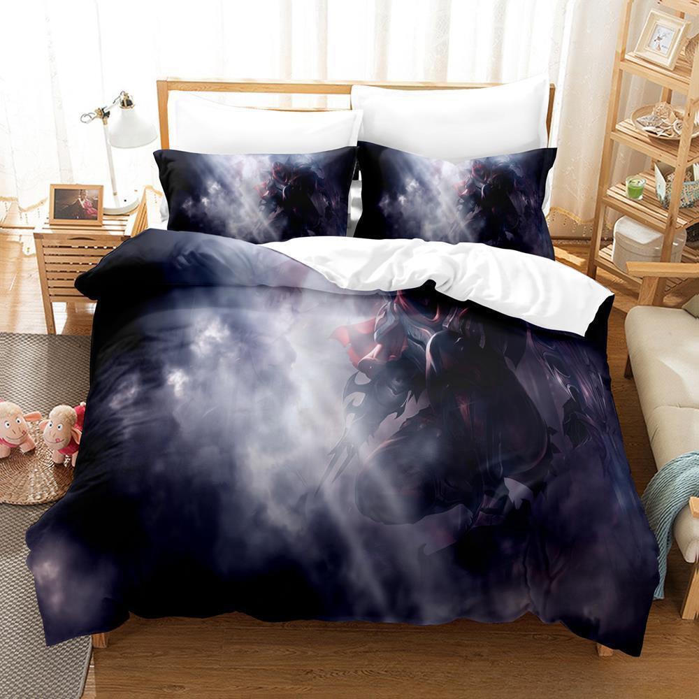 3d Print Game Anime League of Legends ZED Bedding Set Single Twin Full Queen King Size Bed Set Adult Kid Bedroom Duvetcover Sets