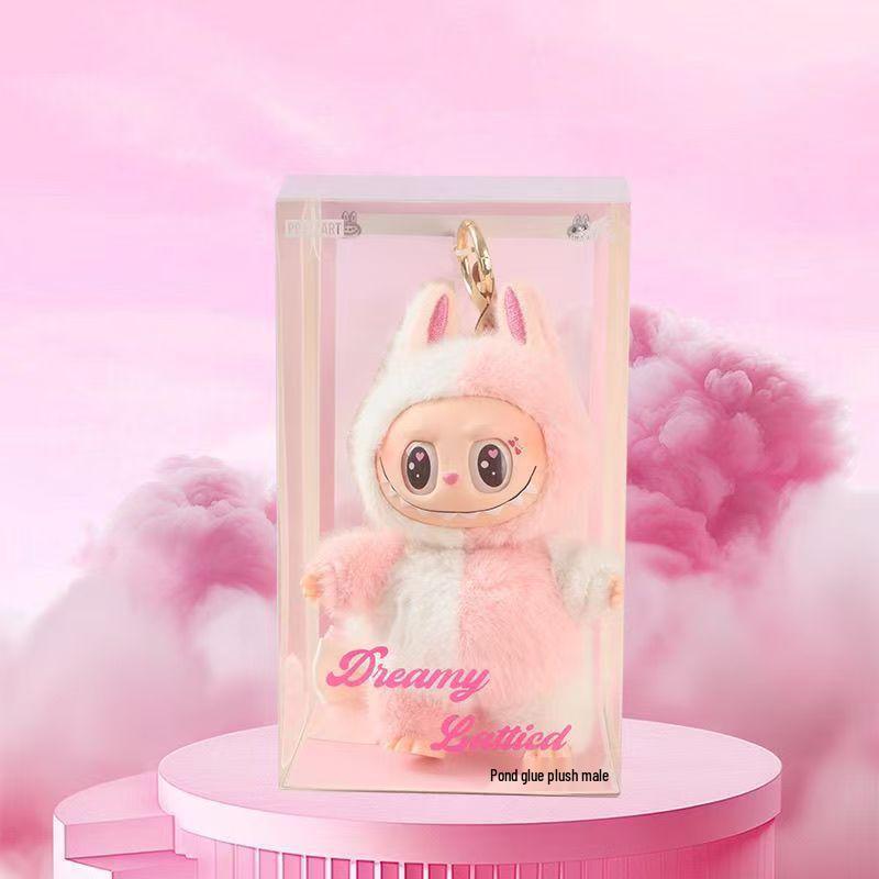 Pre-sale Heartbeat Macaron Creamy Peach Little Fox Bubble Blind Box Vinyl Plush Doll - 15-Day Delivery