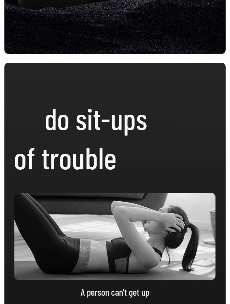 Dual Suction Cup Sit-up Assistant with Pull Rope