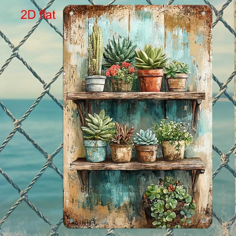 

D Flat D Flat Love And Peace Decorative PlaqueStatues x Inch Vibrant Bohemian Style Metal Ornament I Am Primarily Pe 20x30cm（7.8x11.8inch）