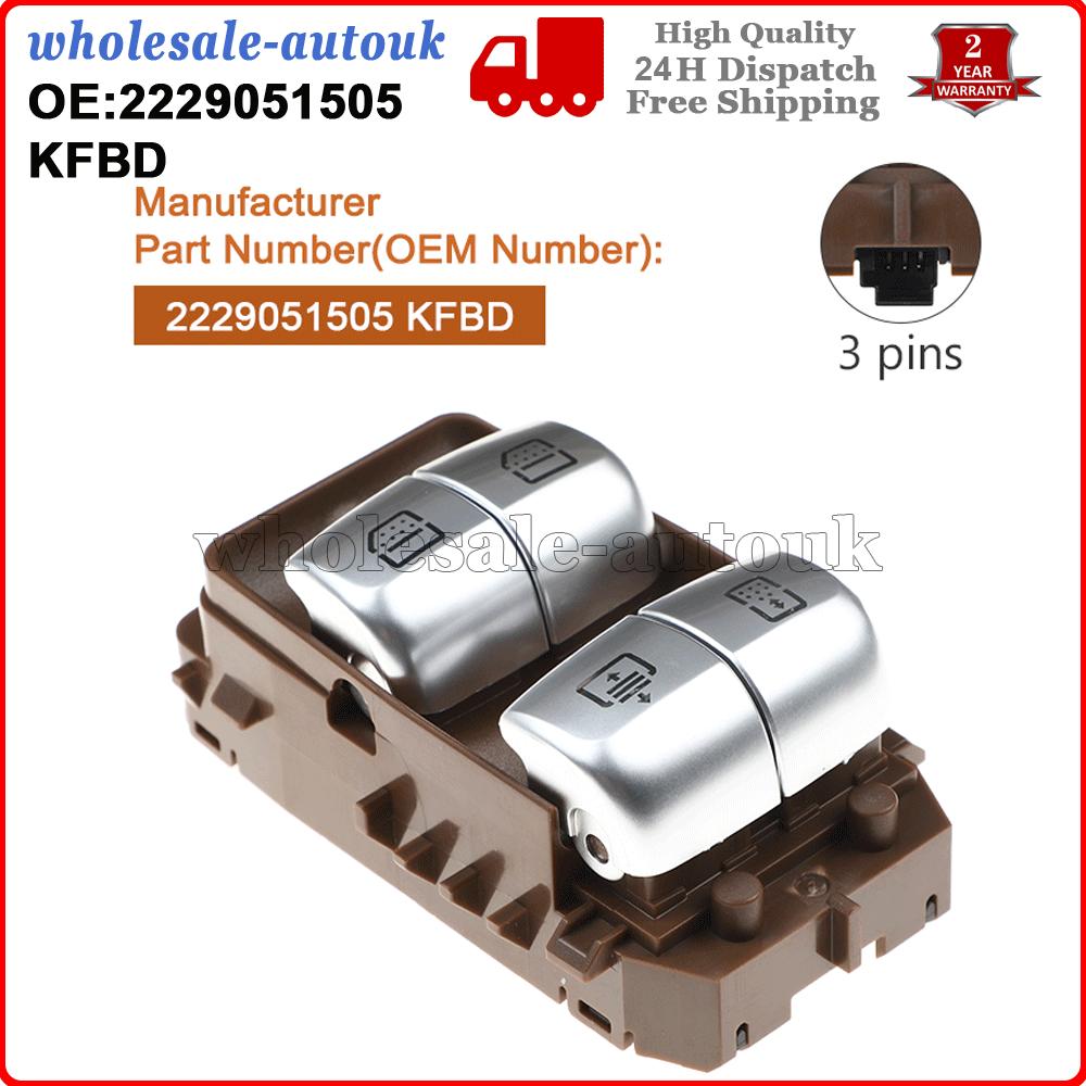 Rear Window Sunroof Control Switch For Mercedes S Series W222 S550 A2229051505