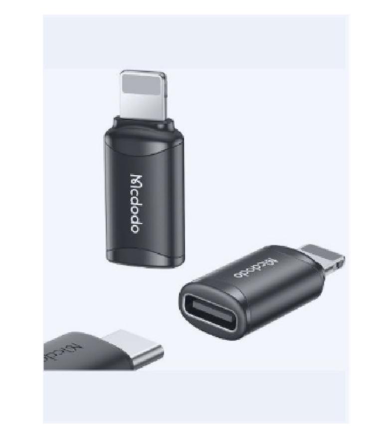 Mcdodo OT-7680 Type-C to Lightning Adapter, Extremum Series, Black