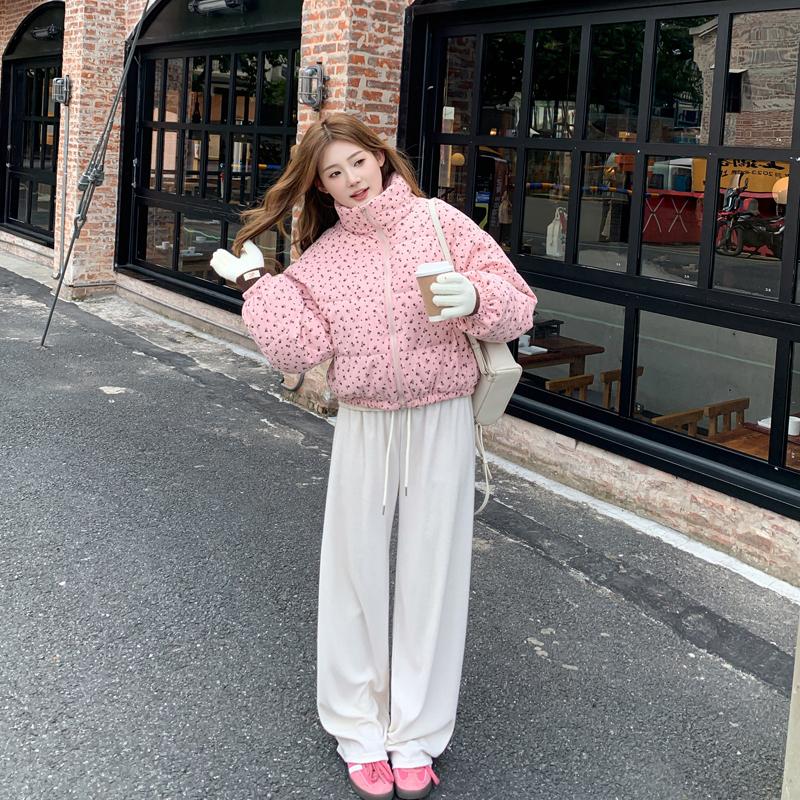 Autumn Winter Thicken Warm Parka Women Casual Sweety Solid Color Big Pocket Loose Jackets Outwear