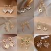 Versatile Bow Girl Earrings with Elegant Geometric Shapes, Personalized and Trendy Earrings for Women