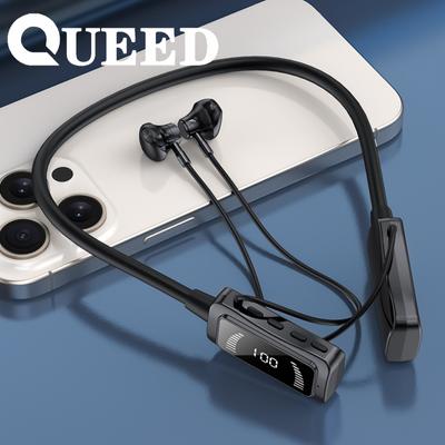 Neck-mounted Wireless Bluetooth Headset with Digital Display and Ultra-long Standby Neck-mounted Headset with Ear Return