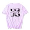 Mote Anime Figur Unik Hunter X Hunter Kurapika Herre T-skjorte Killua Zoldyck Print Harajuku T-skjorte Unisex kortermet Anime T-skjorte