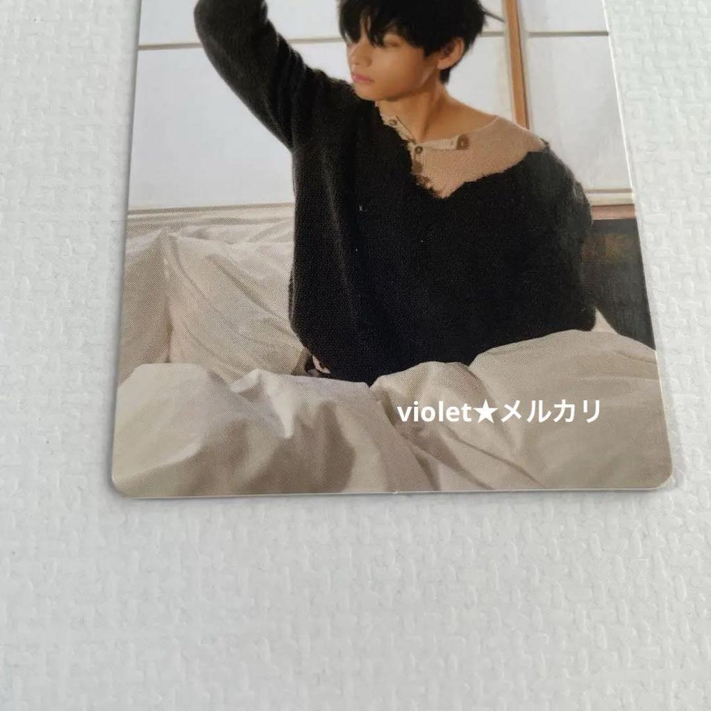 [USED] Taehyung V FRI(END)S JPFC Winning Trading Card Photo Card BTS