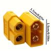 10Pair XT60H Male Female Bullet Connectors Power Plugs with Sheath for Lipo Battery RC Planes Cars