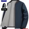 ROMON Men's Baseball Collar Casual Jacket