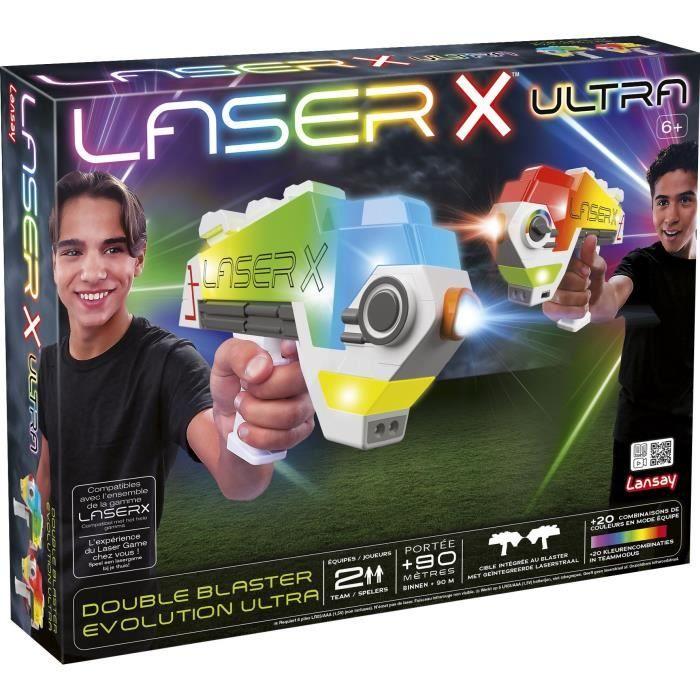 Gioco laser - LANSAY - 87552 - Laser X - Blaster Doppio Evolution Ultra chiaro