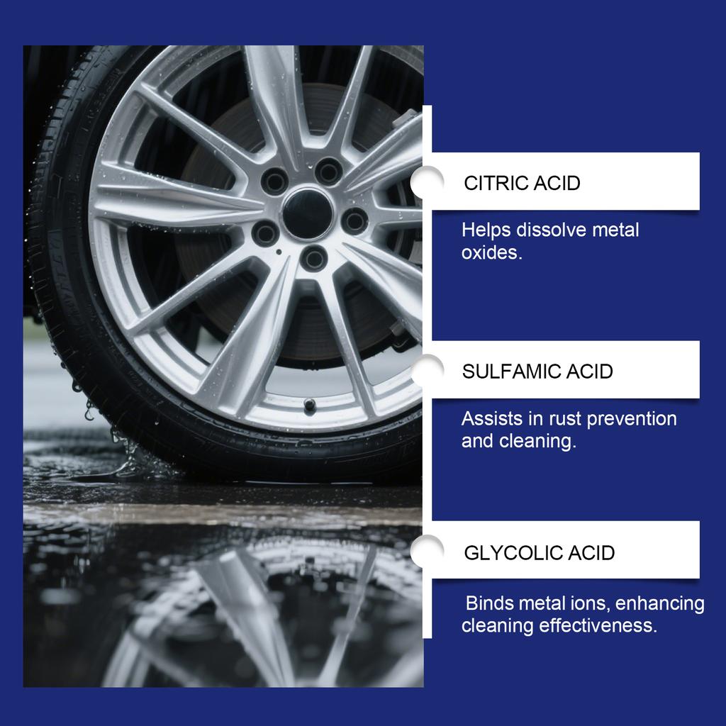 Car Rust Remover Auto Polishing Cleaner Metal Derusting & Cleaning Spray for Car Wheels & Household Appliances 50ml