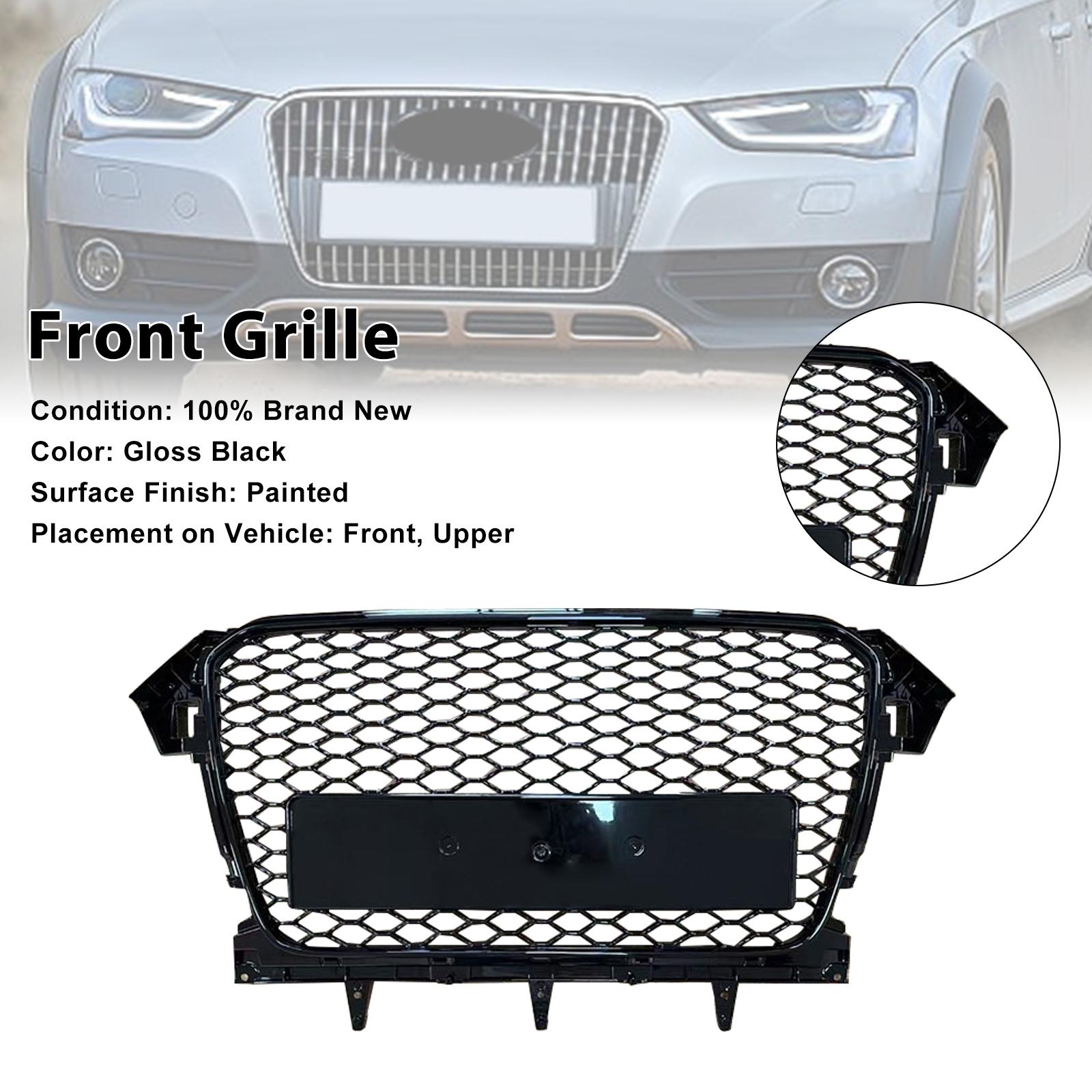 

Front Bumper Grill Grille Fit A4 B8.5 2013-2016 Allroad only